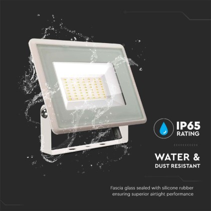 V-TAC Faro LED SMD 50W F-Series Colore Bianco 4000K IP65