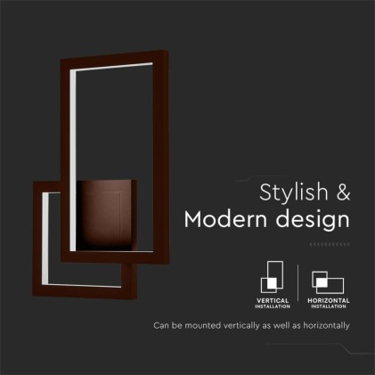 V-TAC Lampada LED da Muro 20W Colore Corten 3000K IP20