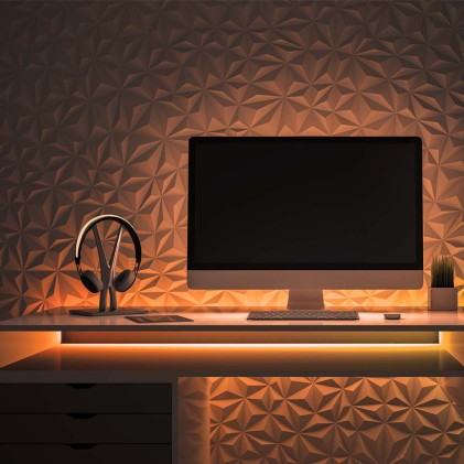 V-TAC Neon Flex 12W/m Bobina 10m 24V Colore Ambra IP20