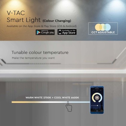 V-TAC Faretto LED SMD Lineare da Binario Magnetico Regolabile 14W 48V Colore Nero Compatibile con Google Home e Amazon Alexa 3in1 IP20 CRI>90
