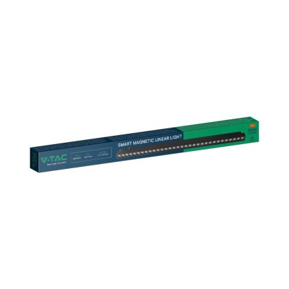 V-TAC 20W LED Magnetic Smart Tracklight Black Body 3in1