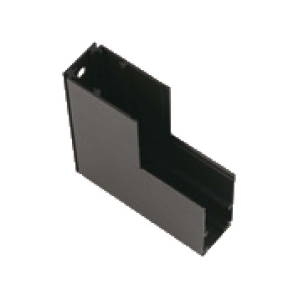 V-TAC Connettore Verticale a Forma di L per Binario Magnetico Colore Nero