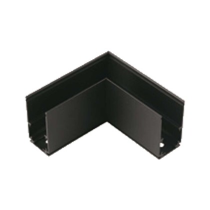 V-TAC Connettore a Forma di L per Binario Magnetico Colore Nero