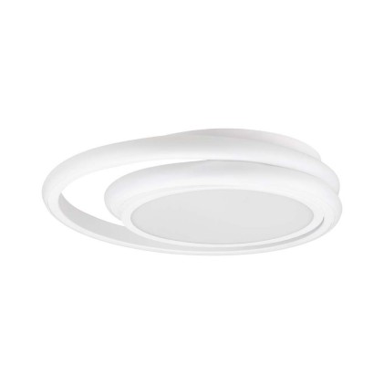 V-TAC Lampadario LED Rotondo Doppio 38W con Montaggio a Plafone Colore Bianco 4000K