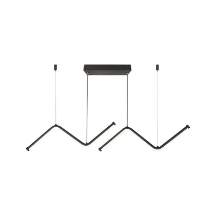 V-TAC Lampadario LED a Sospensione 12W dal Design Moderno Colore Nero 4000K