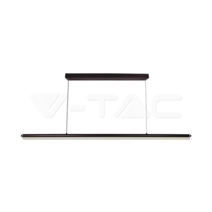 V-TAC Lampadario LED a Sospensione in Alluminio 23W Colore Nero 4000K