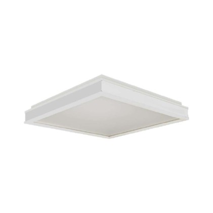 V-TAC Lampadario LED Quadrato 24W con Montaggio a Plafone Dimmerabile TRIAC Colore Bianco 4000K