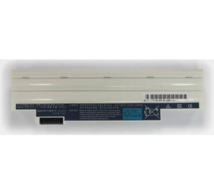 Batteria compatibile 6 celle 10.8 / 11.1 V 4400 mAh 48 Wh colore BIANCO dimensioni standard