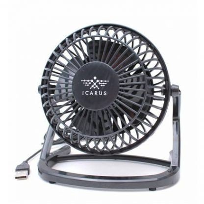 Ventilatore compatto USB Icarus YL004W - Antiscivolo - Cavo 1m