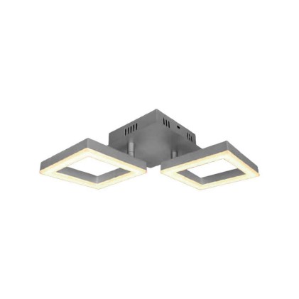 V-TAC Lampadario LED con 2 Cornici 14W in Metallo Colore Grigio 3000К