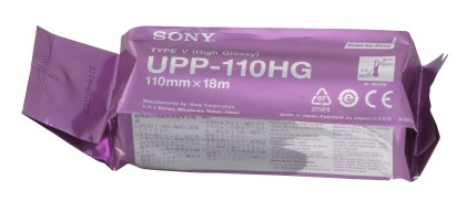 ORIGINALE Sony Carta Bianco UPP-110HG Carta termica, 110mm x 18m