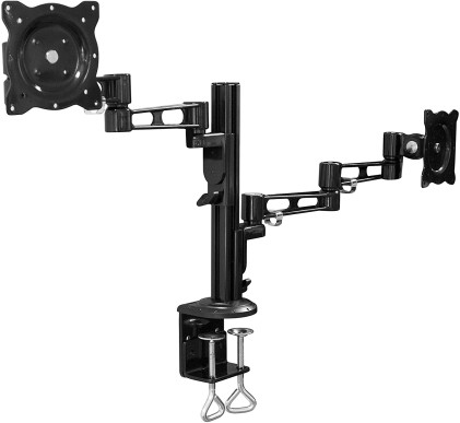 LOGILINK BP0074 LOGILINK - Dual monitor desk mount, aluminum