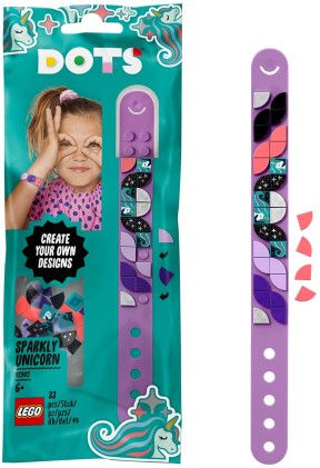 Costruzioni LEGO Dots - BRACCIALETTO UNICORNO SCINTILLANTE (41902)