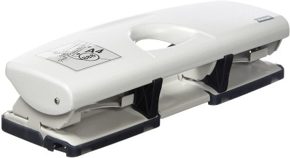 Petrus 72 Perforatrice a 4 fori - Fino a 16 fogli - Allineamento facile - Svuotamento facile - Formato A4 - Perforatrici da 5,5 mm