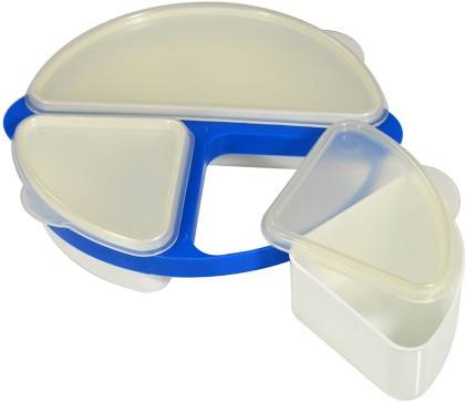 Contenitore per microonde a scomparto Jocca - 3 scomparti separati