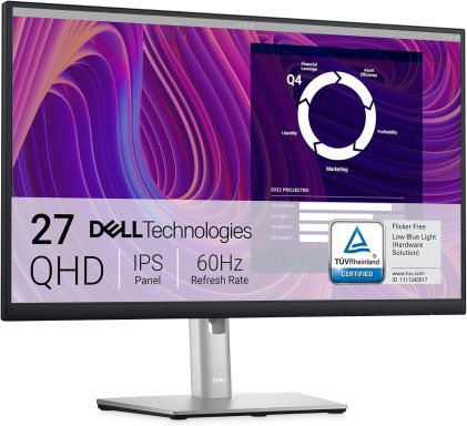 Monitor Dell P2723De 27 Pollici 2560X1440 Qhd Usb Hdmi Dp Black Silver - Ricondizionato
