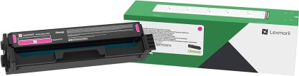 ORIGINALE Lexmark toner magenta C3220M0 C/MC3224/3326/3426 1500 pagine