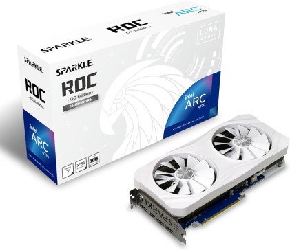 VGA SPARKLE Intel ARC A770 16GB ROC Luna OC White Edition