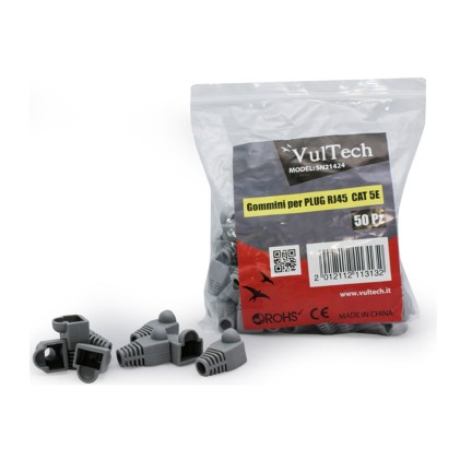 Kit pinza a crimpare crimpatrice e cavo di rete 100 metri e plug e gommini RJ45 e fascette