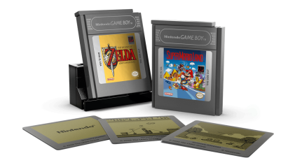 LEGO Super Mario Game Boy Set da Costruzione per Adulti - Modello da Esposizione Nintendo con 2 Cartucce con Schermi Lenticolari Incluso Zelda e Stand - Regalo Retr&ograve; per i Fan dei Videogiochi - 72046