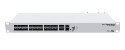 MIKROTIK MT CRS326-24S+2Q+RM L5 24x SFP+ ports 2x 40Gbps QSFP+ 1U Rack mount