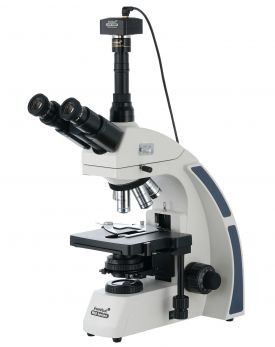 Microscopio trinoculare digitale Levenhuk MED D40T