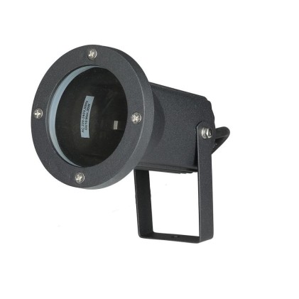 V-TAC Picchetto con Portalampada GU10 (Max 35W) Orientabile Colore Nero IP44