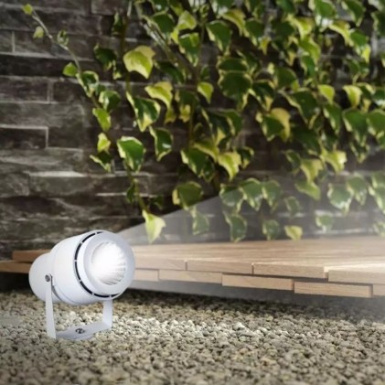 V-TAC Faretto LED da Giardino 12W con Picchetto Colore Bianco Luce Verde IP65