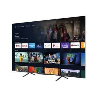 Tcl Smart Tv 75" Qled Ultra Hd 4K Hdr Android Tv Nero