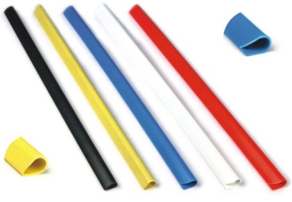 DORSI PIATTI IN PLASTICA MM.3 BLU - CONF. 100 PZ