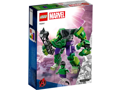 LEGO 76241 Armatura Mech Hulk, 138 pezzi, Set Action Figure Supereroe Avengers