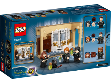 LEGO 76386 Hogwarts: Errore della pozione polisucco, 217 pezzi, Castello Giocattolo con Minifigure d Oro del 20&deg; Anniversario