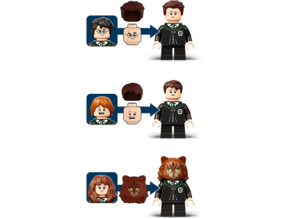 LEGO 76386 Hogwarts: Errore della pozione polisucco, 217 pezzi, Castello Giocattolo con Minifigure d Oro del 20&deg; Anniversario