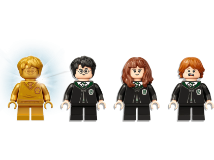 LEGO 76386 Hogwarts: Errore della pozione polisucco, 217 pezzi, Castello Giocattolo con Minifigure d Oro del 20&deg; Anniversario