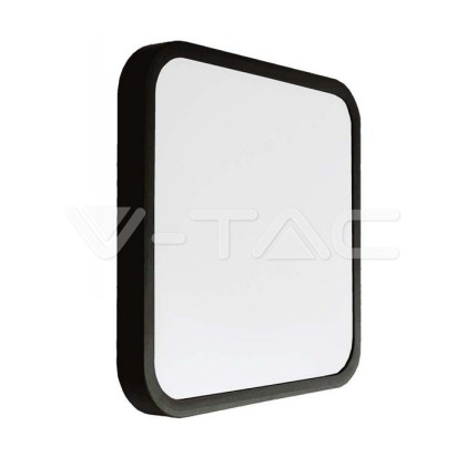 V-TAC PRO Plafoniera LED Chip Samsung Quadrata 48W 100LM/W Colore Nero 420mm 3000K IP44