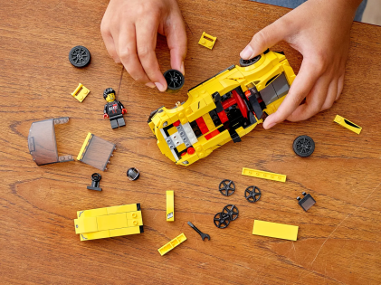 LEGO 76901 Toyota GR Supra, 299 pezzi, Speed Champions, Auto Sportiva da Corsa con Pilota