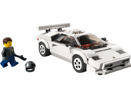 LEGO 76908 Lamborghini Countach, 262 pezzi, Speed Champions, Auto Sportiva Giocattolo, Replica Supercar