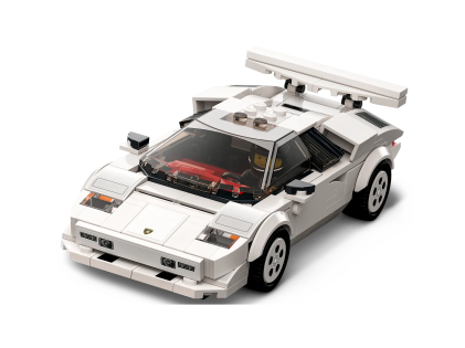 LEGO 76908 Lamborghini Countach, 262 pezzi, Speed Champions, Auto Sportiva Giocattolo, Replica Supercar