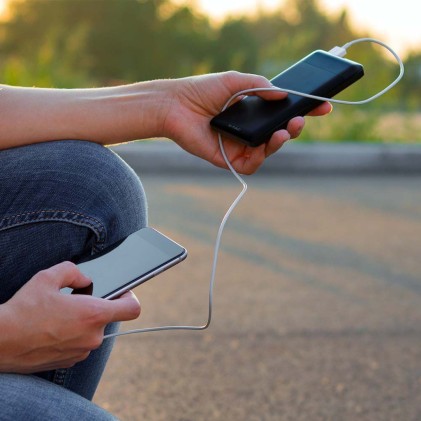 V-TAC Power Bank 10.000 mAh Colore Nero