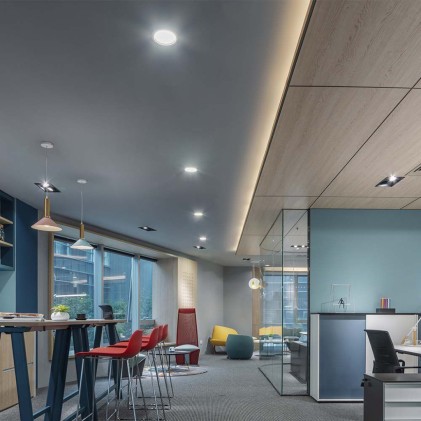 V-TAC Mini Pannello LED 24W Montaggio ad Incasso Rotondo 6500K