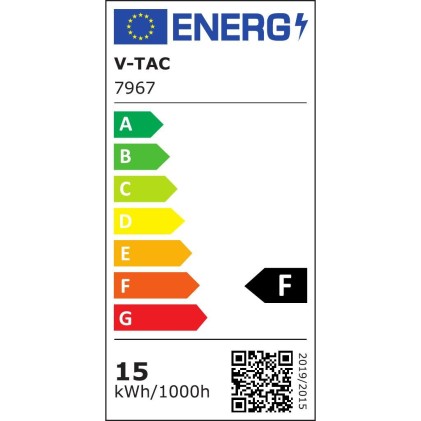 V-TAC Faretto LED COB da Binario Magnetico 15W 24V UGR<19 Colore Nero 4000K IP20 CRI>90
