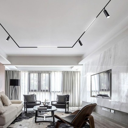 V-TAC Faretto LED COB da Binario Magnetico 15W 24V UGR<19 Colore Nero 4000K IP20 CRI>90