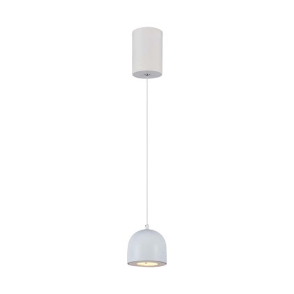 V-TAC Lampadario LED a Cilindro in Metallo 8.5W Colore Grigio chiaro Touch 10*16cm Regolabile 3000K
