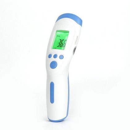 Termometro a infrarossi Berrcom - Schermo LCD - Indicatore di sovratemperatura - Funzione di memoria