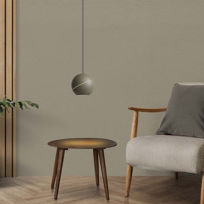 V-TAC Lampadario LED a Sospensione 8.5W a Forma di Campana Colore Champagne 12x160cm Regolabile Touch On/Off 3000K