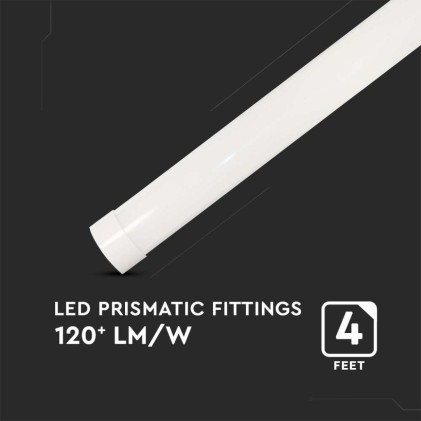 V-TAC Plafoniera LED Prismatica 40W 120LM/W 120cm 6500K
