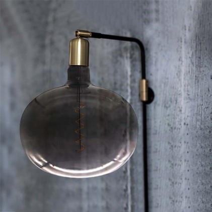 V-TAC Lampadina LED E27 4W Filamento Forma di Ciottolo Colore Nero