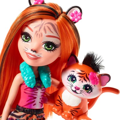 Enchantimals - Bambola Tanzie la Tigre, Multicolore, Mattel FRH39