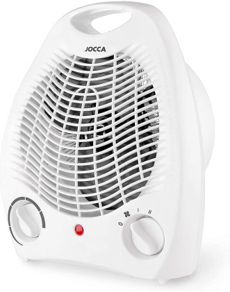 Riscaldatore elettrico Jocca 2000W - Funzione riscaldamento e ventola - 2 velocit&agrave;