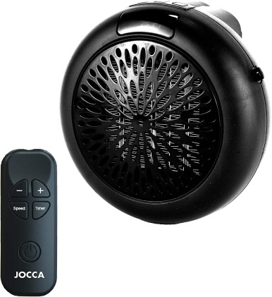 Mini Stufa Elettrica Jocca 600W - Cordless - 2 Velocit&agrave; - Timer Programmabile fino a 12 Ore - Termostato Regolabile